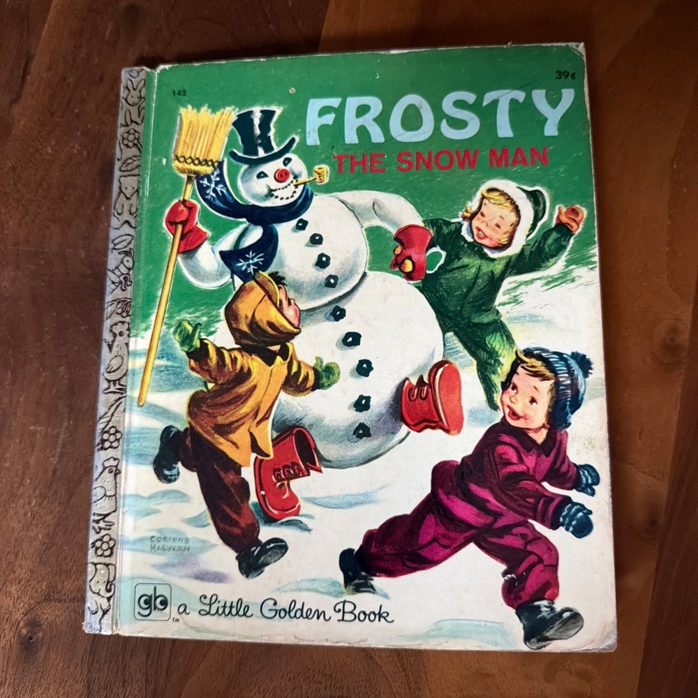 Frosty the Snow Man Little Golden Books HC Illus Golden Press 1971 Vintage